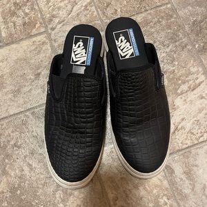 Slip on faux snake skin Vans